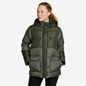 Women's Stratuslite Color-Blocked Down Parka - Eddie Bauer